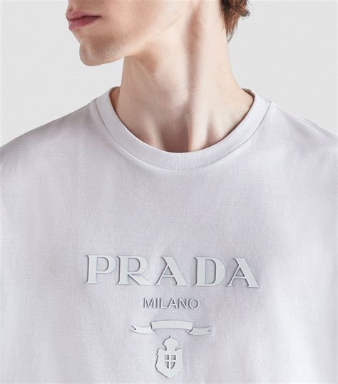 prada t dhirt|prada t shirt men's sale.